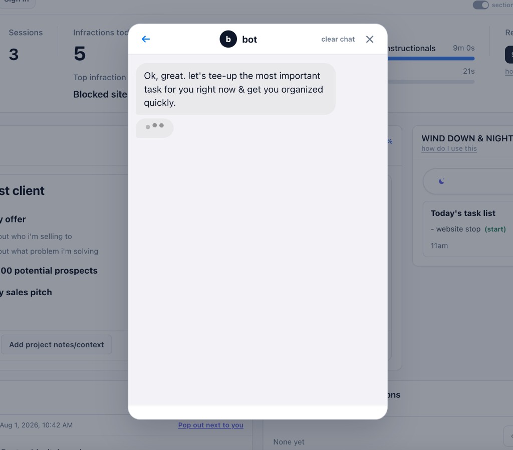 Bot teeing up the most important money task