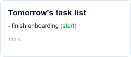Tomorrow's money task — already teed up